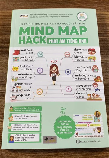 Mindmap Hack phát âm tiếng Anh: sơ đồ tư duy nhớ nhanh