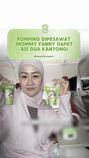 Naik pesawat gak jadi alasan buat skip pumping ya Mom ✈️💚 Mommy Fanny aja tetap bisa pumping nyaman dan hasilnya sampai 2 kantong ASI 😍 Karena busui tetap perlu rutin ngosongin PD di manapun berada. Apalagi pakai Handsfree Mom Uung ini praktis, nyaman, dan fleksibel dibawa kemana aja💚 #MOMUUNG #REKOMENDASIPOMPAASI #POMPAHANDSFREE #WORKINGMOM #REKOMENDASIDOKTER