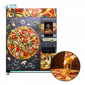 [Hot Item] Xyz Touch Screen Qr Code Self-Service Automatic Pizza Vending Machine
