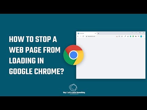 How to stop a web page from loading in Google Chrome (a workaround to Block websites)? 2022