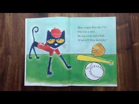 Pete the Cat PLAY BALL Read Along Aloud Story Audio Book for Children with MUSIC!