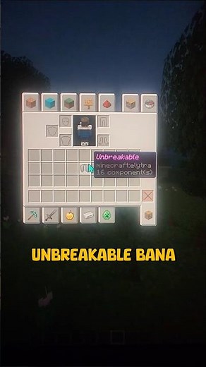 How to get Unbreakable Elytra! #ytshorts #shortsfeed #minecraft