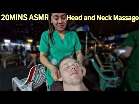 20 min of ASMR Head and Neck massage (ultra relaxing)