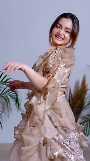 Delicate Cutwork Ready Saree With Pearls by Anzara