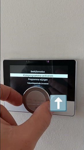 verwarming aanzetten via Remeha eTwist / De Dietrich Smart TC.
