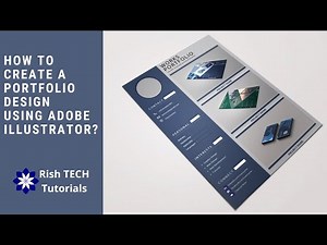 How to Design a Portfolio in Illustrator | Portfolio Design for Graphic Design Job?