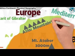 Africa Physical Geography, Africa Map / Physical Geography of Africa /Map of Africa/World Map Series