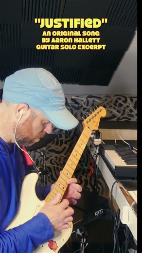 Tracking a Guitar Solo for my Original Song "Justified" #guitar