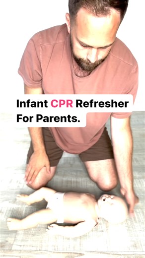 22K views · 606 reactions | Here is a little infant CPR refresher video. Leave a comment with the word “CPR” to receive discounted access to our Parent CPR course! | thrivetraininginstitute | Facebook
