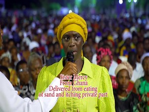 Sister Mercy was delivered from the spirit of eating Sand and itching of the private part | Jesus Christ Temple Ministry Warri.