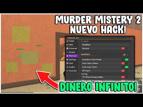 EL MEJOR H4CK DE MURDER MISTERY 2 | DINERO INFINITO, AUTOFARM MONEDAS, AUTOFARM XP Y MÁS | ROBLOX