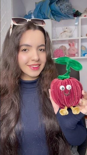 STUNNING diy JELLYCAT cherry with PIPE CLEANERS 🍒✨