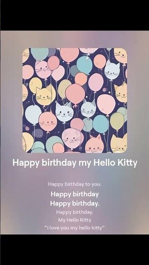 Happy Birthday Hello Kitty Song (happy birthday hello kitty wishes)