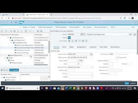 SAP S/4HANA Project Scheduling