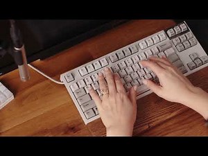 Typing sounds PFU Realforce R2 Limited Edition Keyboard