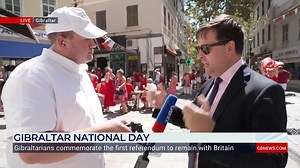 Flying the flag National Day in Gibraltar. Sovereign and proud, listen to Lord Kempsell explained the desire to fly out own flag | June Slater
