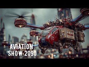 Futuristic Aircraft & Drones 2090 | Future Planes in AI Art