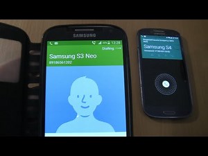 Incoming call & Outgoing call at the Same Time Samsung S4 cover +Samsung Galaxy S3 Neo