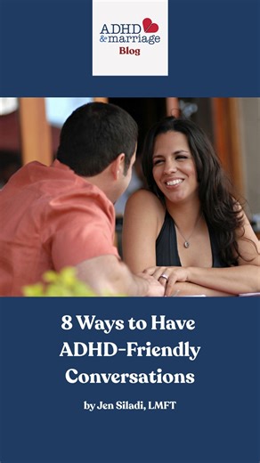 Typical styles of communication may not be as effective when one of you has ADHD. Couples often say that conversations get derailed too easily, a conversation unexpectedly turns into an argument, or that neither partner ends the conversation feeling heard or understood. Read more about some strategies on our blog that may help you communicate in a more ADHD-friendly way. | ADHD Marriage | Facebook