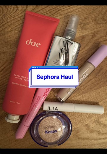 Sephora Haul! These are replacements for things that are old or empty plus a few new to me items. If you have an beauty items you love and swear by drop them below, I’d love to try them out ☺️ #sephora #sephorahaul #dae #rhodeliptreatment #sensitiveskin