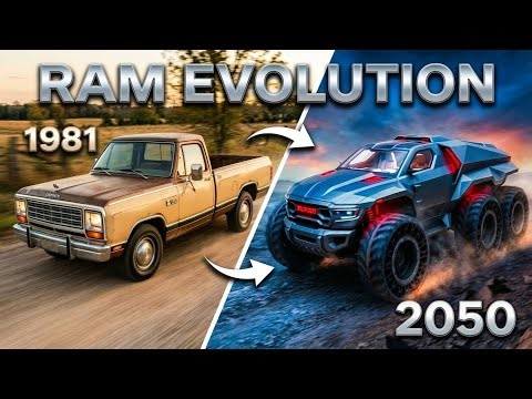 Evolution of RAM Trucks (1981-2050): From Farm Truck to Nuclear Beast! 😱