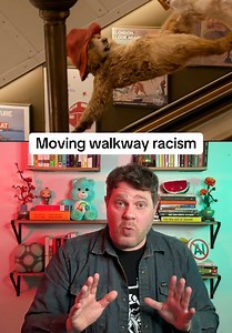 A moving walkway is a great metaphor for systemic racism. This allegory is from Dr. Beverly Daniel Tatum in her book “Why are all the black kids sitting together in the cafeteria?” Dr. Camara Jones extended the metaphor to include dismantling the system in her TED talk “Analogies on race and racism.” #movie #airport #systemicracism #antiracism #mrbean