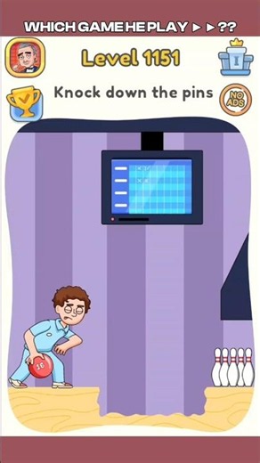 #dob5 level1151(knonks down the pins #ball #puzzle #‪@Dualminers‬ #tv #pins