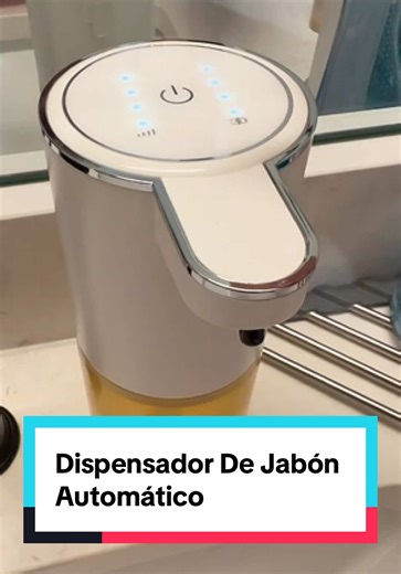 Dispensador de jabón automático sin contacto con diseño cilíndrico, disponible en color negro y blanco, con boquilla frontal, panel superior con indicadores, ventana vertical transparente para nivel de líquido, capacidad indicada de 380 ml y 400 ml, opciones para espuma y líquido, carga por USB, clasificación IPX5 y opción de montaje en pared. #soapdispenser #touchlessdispenser #automaticdispenser #Summervibe #dispensador Dispensador De Jabón Automático Sin Contacto Dispensador De Jabón Intelige