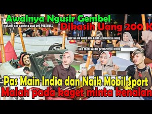 Awalnya diusir, Semua Kaget Pas Gembel Naik Mobil Sport Sambil Main Biola India