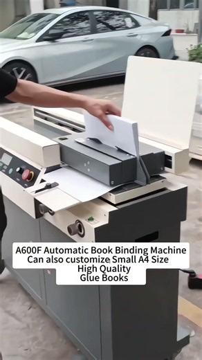 A600F Automatic Books glue Binding Paper Machine A3