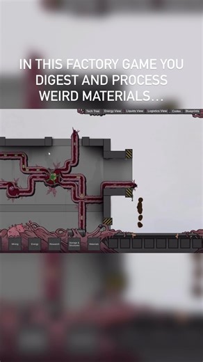 Biofactory - Bioreactor Studios on Instagram: "In our game Biofactory you will need to manage sludge waste products and slimy byproducts produced by your organ machinery. 🫀 Wishlist now on Steam! Link in bio 🧬"