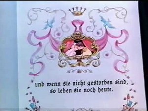 Cinderella 1950 Ende mit deutschen Märchenbuch