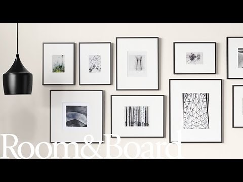 How to Design a Modern Frame Wall: Tips from Room & Board Experts