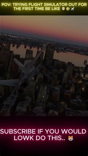 POV: Playing Flight Simulator For The First Time Be Like.. 💀🤣✈️ #shorts