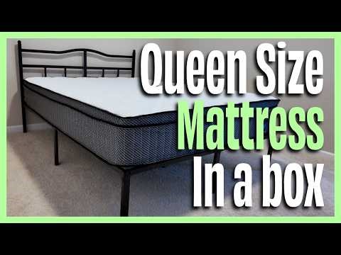 Queen Size Mattresses in a Box | Hybrid Model 12" Depth