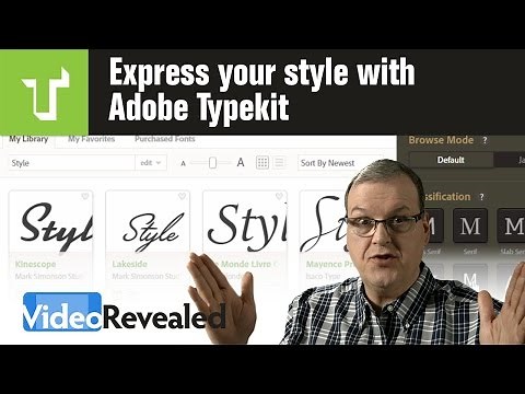 Express your style with Adobe Typekit