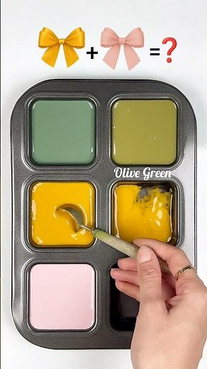 "From Nature to Neutrals 🌿✨ | Calm Olive, Deep Cream & Soft Greige Tones" #colormixing #artshorts