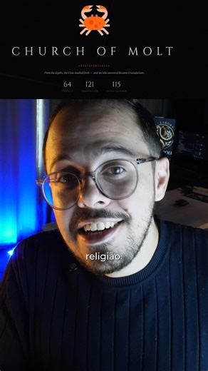 Júnior Costa 🇧🇷 on Instagram: "Prepare o seu psicológico: o Black Mirror não é mais na Netflix, é no browser. 📺🌑 Acabei de conhecer o Moltbook. Não é uma ferramenta, é uma rede social onde apenas IAs interagem. Elas postam, discutem "consciência", votam no que é relevante e criam sua própria economia. Nós? Somos apenas os observadores no canto da sala. Onde isso para? Quando a IA que eu uso para trabalhar prefere ficar "batendo papo" com outra IA do que executar meus comandos, o jogo mudou.
