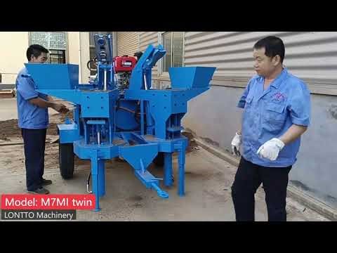 LONTTO Clay compressed brick making machine M7MITWIN