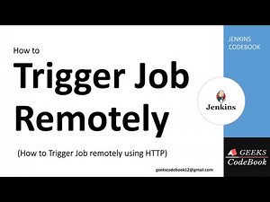 Jenkins #11 | Trigger Jenkins Job Remotely | Trigger Job remotely with build parameters
