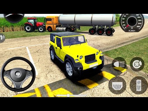 New Car Games 2025 - Mahindra Thar 4x4 Realistic Offroad Drive - Car Game Android Gameplay