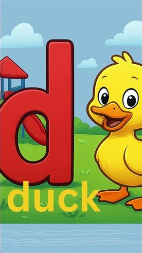 SOUND D - Phonics Fun Land #phonics #shorts