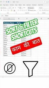 Top Excel Sort & Filter Shortcuts You MUST Know l Fastest Ways to Sort & Filter Data