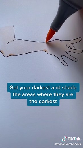 How I color skin ^^ // #art #sketch #anime #drawingtutorial #fyp #foryou