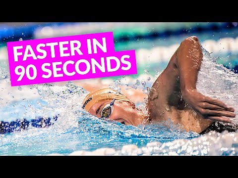How To Swim Faster in Just 90 Seconds!