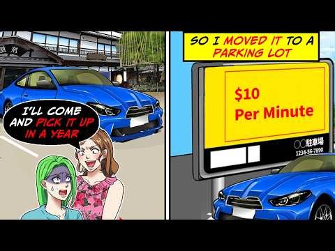 A mom friend left her car parked without permission and went on an overseas trip