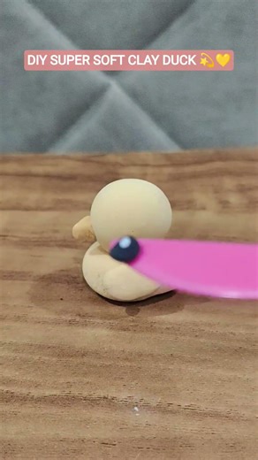 SUPER SOFT CLAY DUCK 💛💫 I Cloudberry_craft #スーパークレイクラフト #쩐다