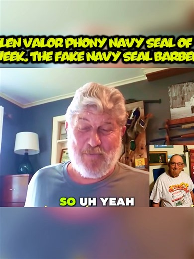 Stolen Valor Phony Navy SEAL of the Week. The Fake Navy SEAL Barber.#fyp #foruyou #PHONY #SEAL