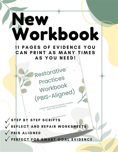 Middle School Conflict Resolution Workbook, PBIS Aligned (PDF Digital Download) - Etsy