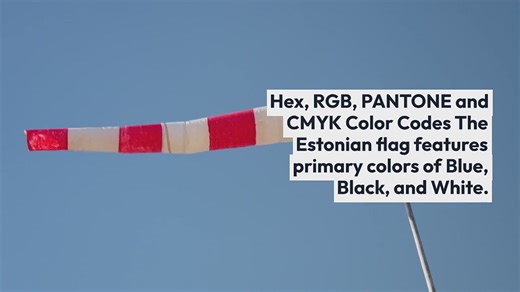 Estonia Flag Colors